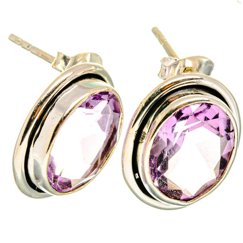 Amethyst Earrings handcrafted by Ana Silver Co - EARR422150