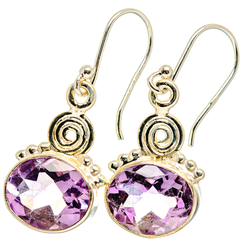Amethyst Earrings handcrafted by Ana Silver Co - EARR422166