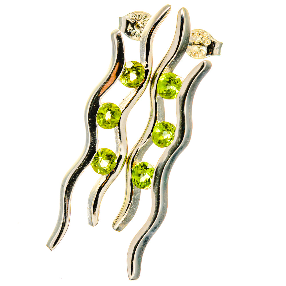 Peridot Earrings handcrafted by Ana Silver Co - EARR422185