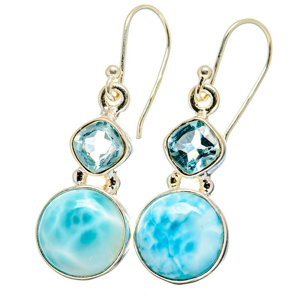 Larimar Earrings handcrafted by Ana Silver Co - EARR422248