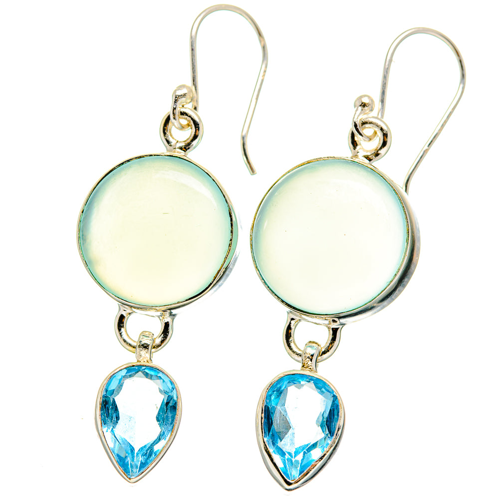 Aquamarine Earrings handcrafted by Ana Silver Co - EARR422263