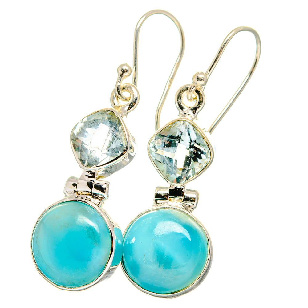 Larimar Earrings handcrafted by Ana Silver Co - EARR422337