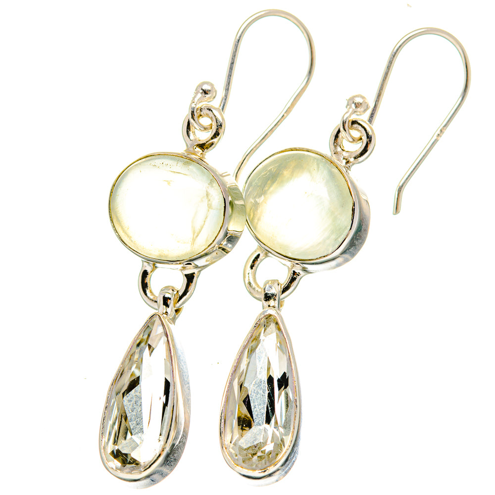 Prehnite Earrings handcrafted by Ana Silver Co - EARR422391