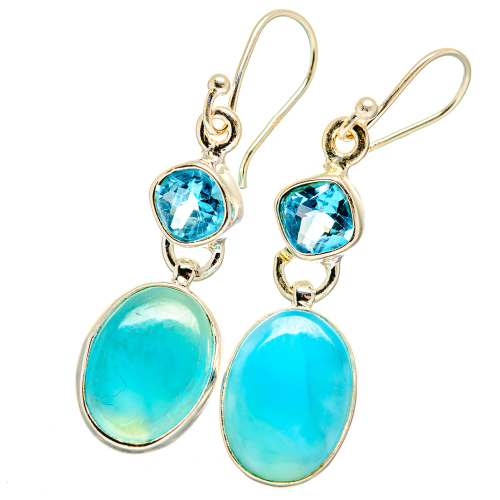 Larimar Earrings handcrafted by Ana Silver Co - EARR422419