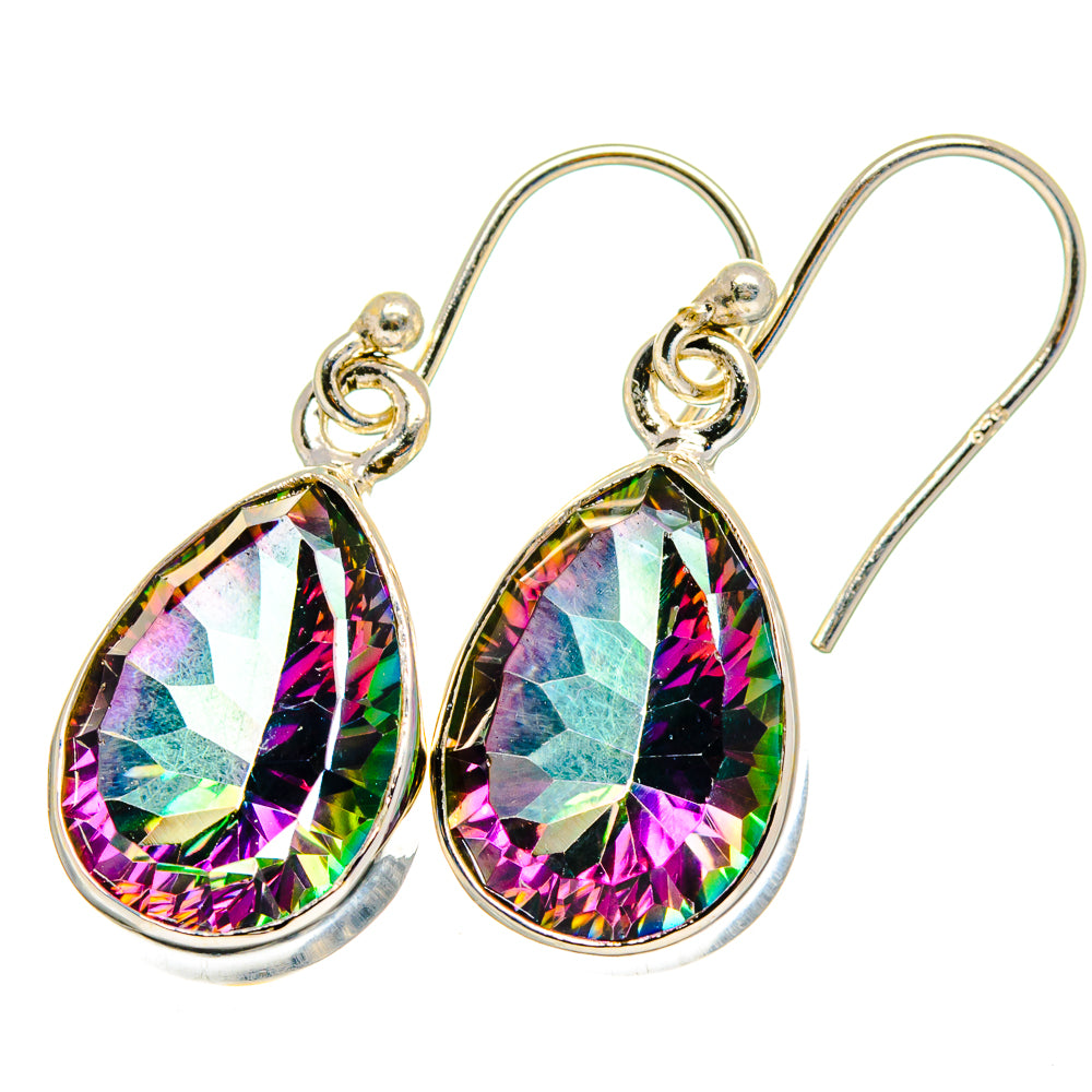 Mystic Topaz Earrings handcrafted by Ana Silver Co - EARR422443