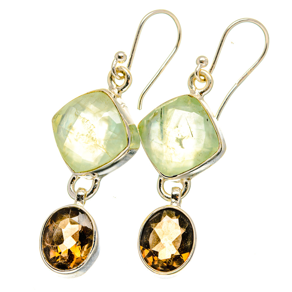 Prehnite Earrings handcrafted by Ana Silver Co - EARR422500