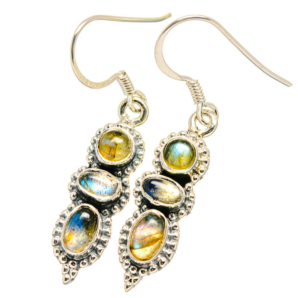 Labradorite Earrings handcrafted by Ana Silver Co - EARR422608