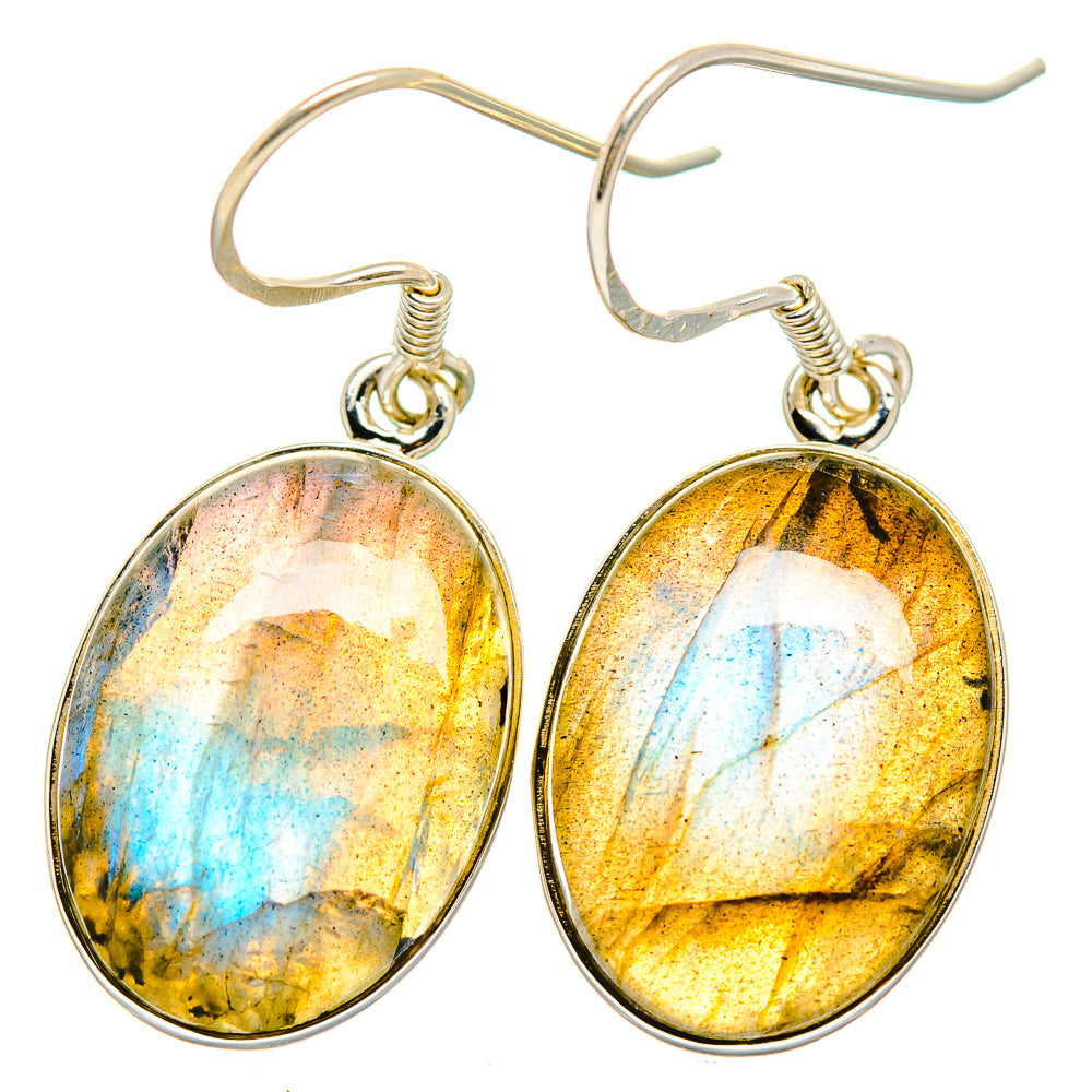 Labradorite Earrings handcrafted by Ana Silver Co - EARR422635