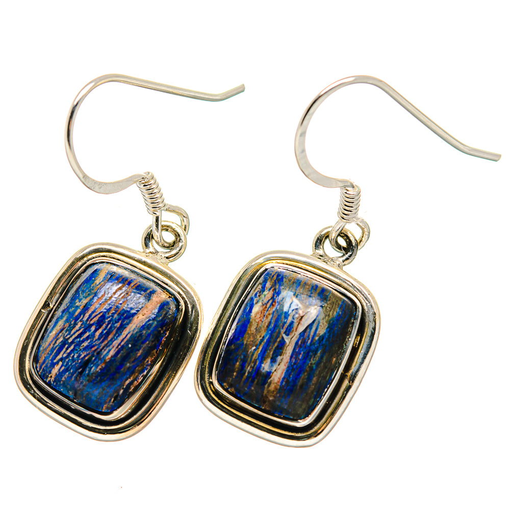 Azurite Earrings handcrafted by Ana Silver Co - EARR422667