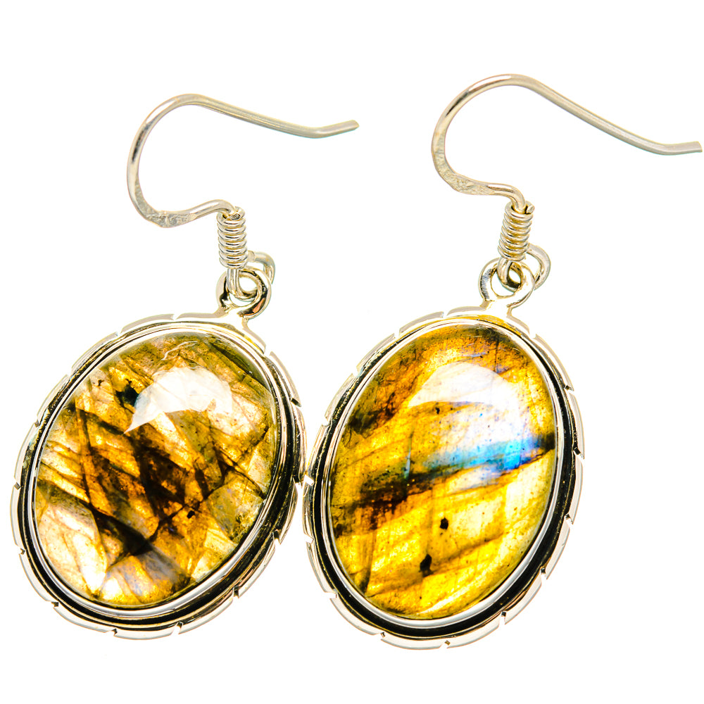 Labradorite Earrings handcrafted by Ana Silver Co - EARR422699