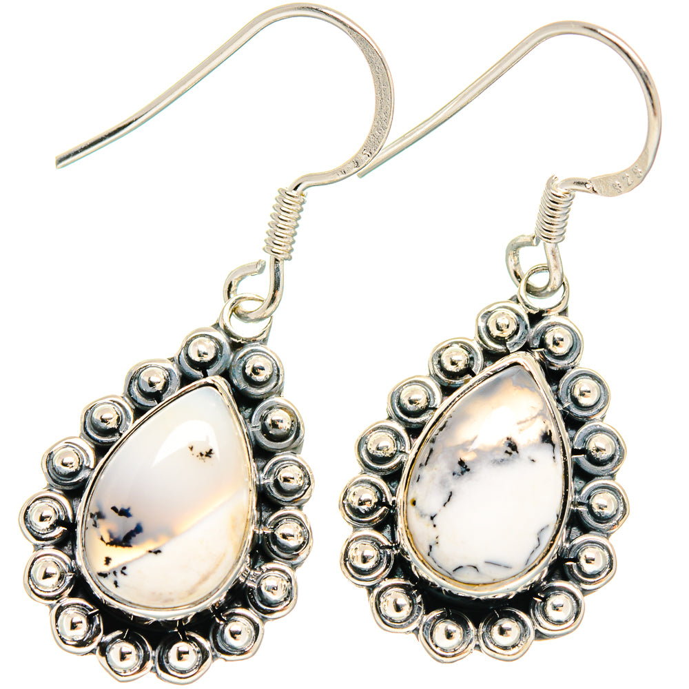 Dendritic Opal Earrings handcrafted by Ana Silver Co - EARR422822