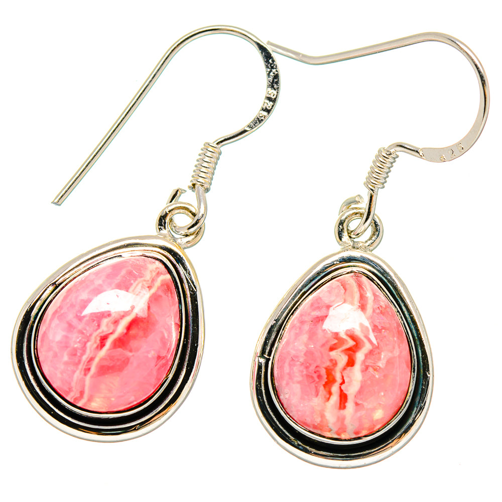 Rhodochrosite Earrings handcrafted by Ana Silver Co - EARR422829