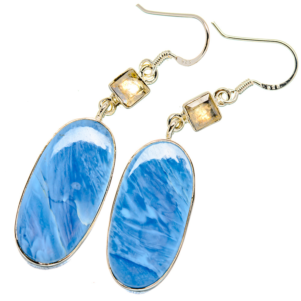 Owyhee Opal Earrings handcrafted by Ana Silver Co - EARR422837