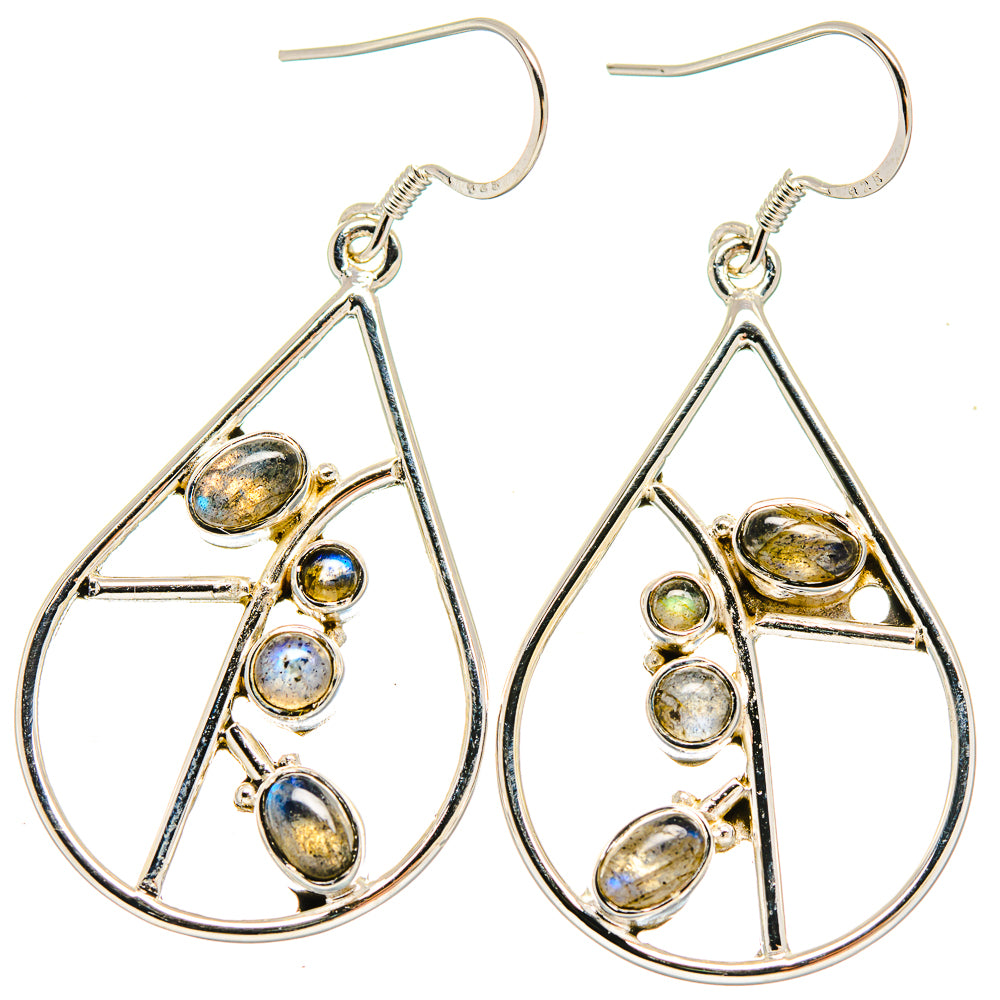 Labradorite Earrings handcrafted by Ana Silver Co - EARR422847