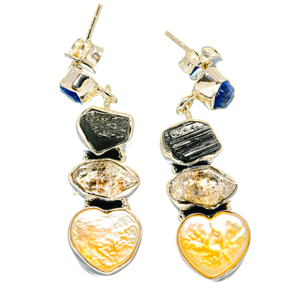 Mother Of Pearl Earrings handcrafted by Ana Silver Co - EARR422863