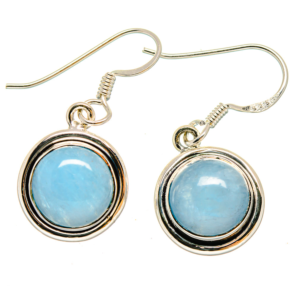 Aquamarine Earrings handcrafted by Ana Silver Co - EARR422880