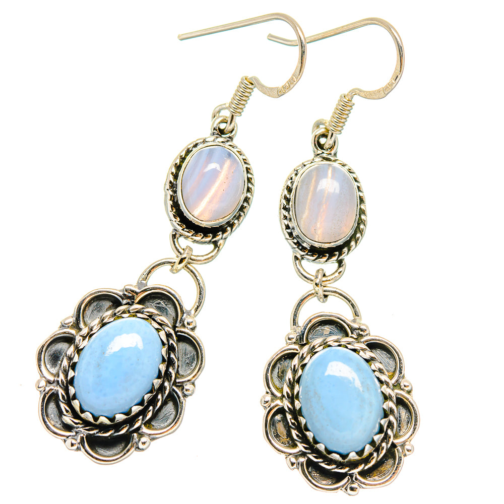 Owyhee Opal Earrings handcrafted by Ana Silver Co - EARR422887