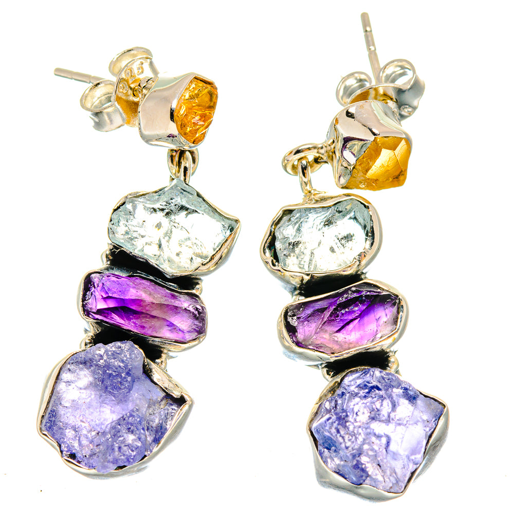 Tanzanite Earrings handcrafted by Ana Silver Co - EARR422894