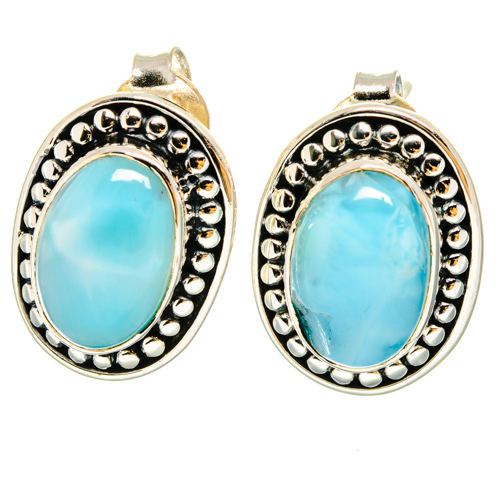 Larimar Earrings handcrafted by Ana Silver Co - EARR422909
