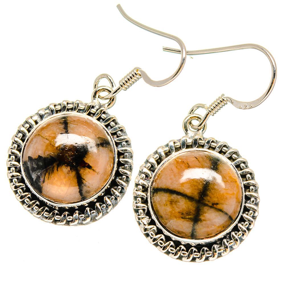 Chiastolite Earrings handcrafted by Ana Silver Co - EARR422920