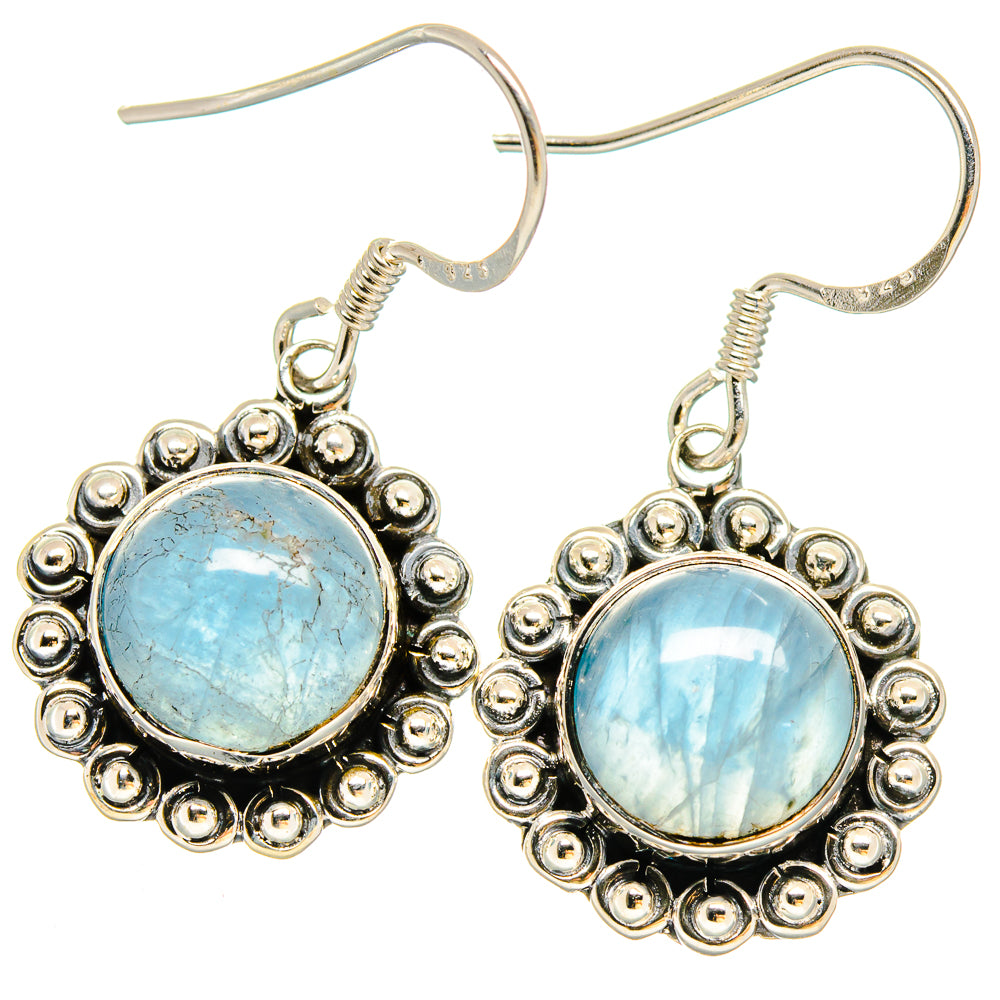Aquamarine Earrings handcrafted by Ana Silver Co - EARR422922