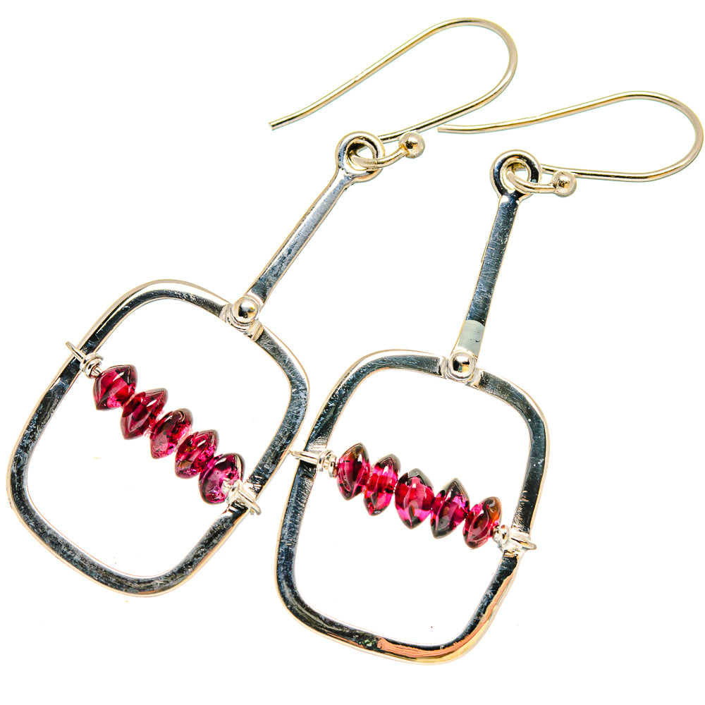 Garnet Earrings handcrafted by Ana Silver Co - EARR422934