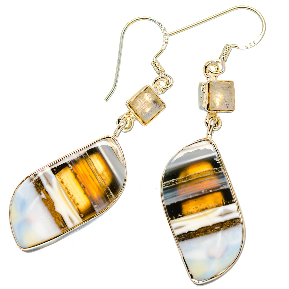 Owyhee Opal Earrings handcrafted by Ana Silver Co - EARR422948