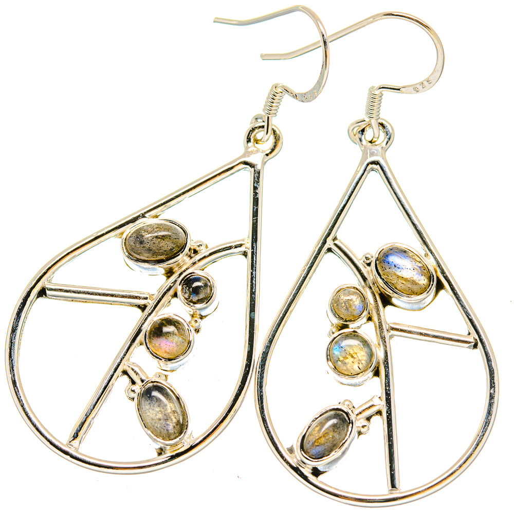 Labradorite Earrings handcrafted by Ana Silver Co - EARR422959