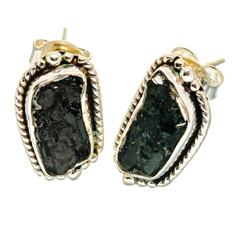 Shungite Earrings handcrafted by Ana Silver Co - EARR422984