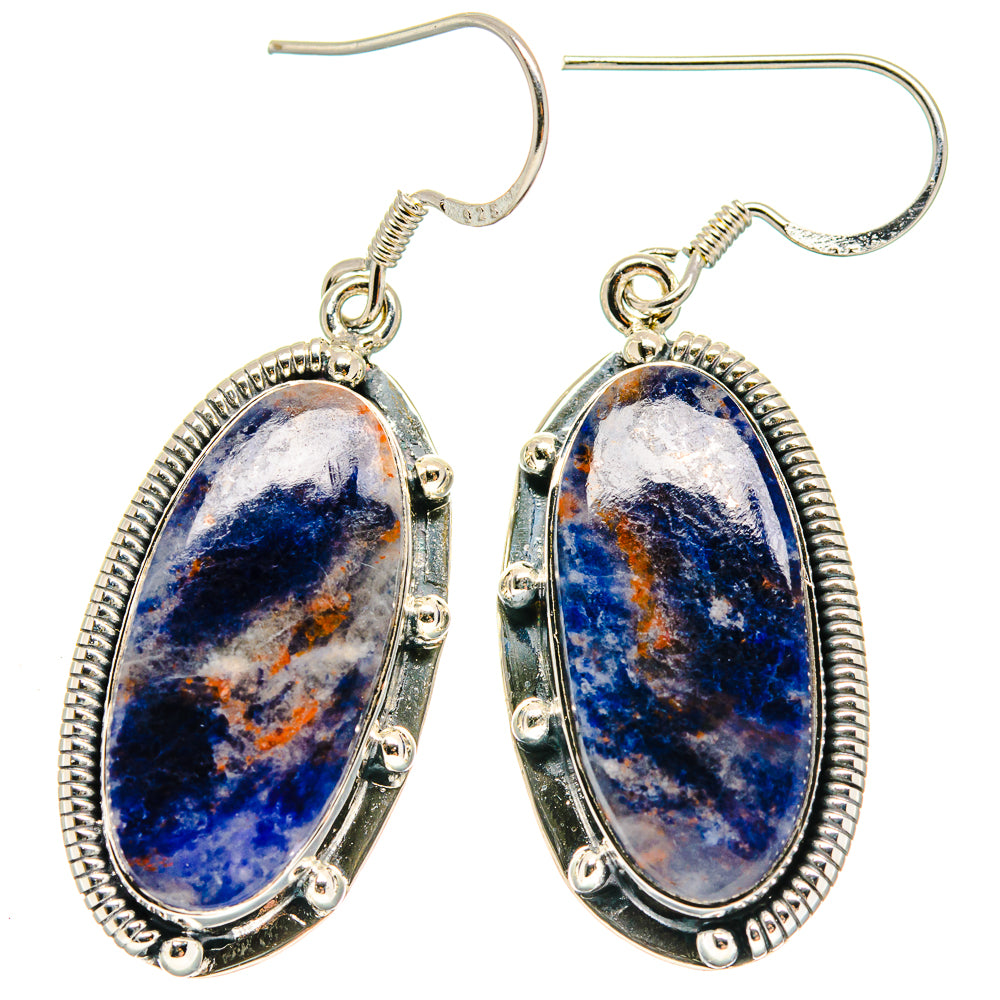Sodalite Earrings handcrafted by Ana Silver Co - EARR423013