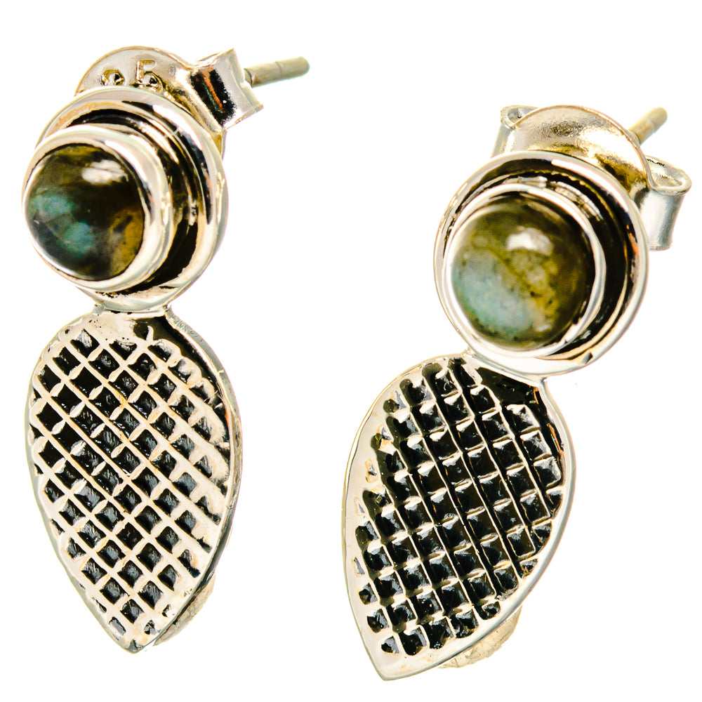 Labradorite Earrings handcrafted by Ana Silver Co - EARR423019 - Photo 2