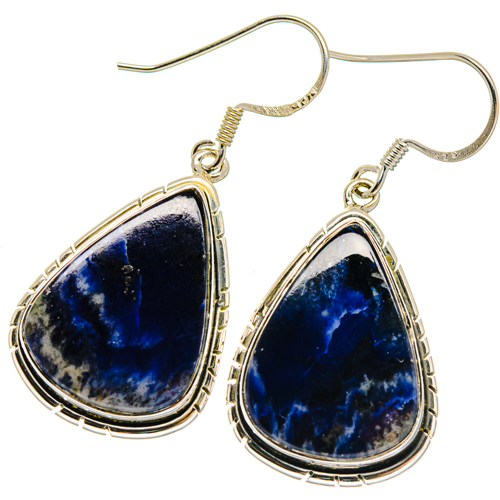 Sodalite Earrings handcrafted by Ana Silver Co - EARR423020