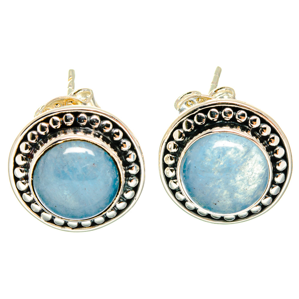 Aquamarine Earrings handcrafted by Ana Silver Co - EARR423066