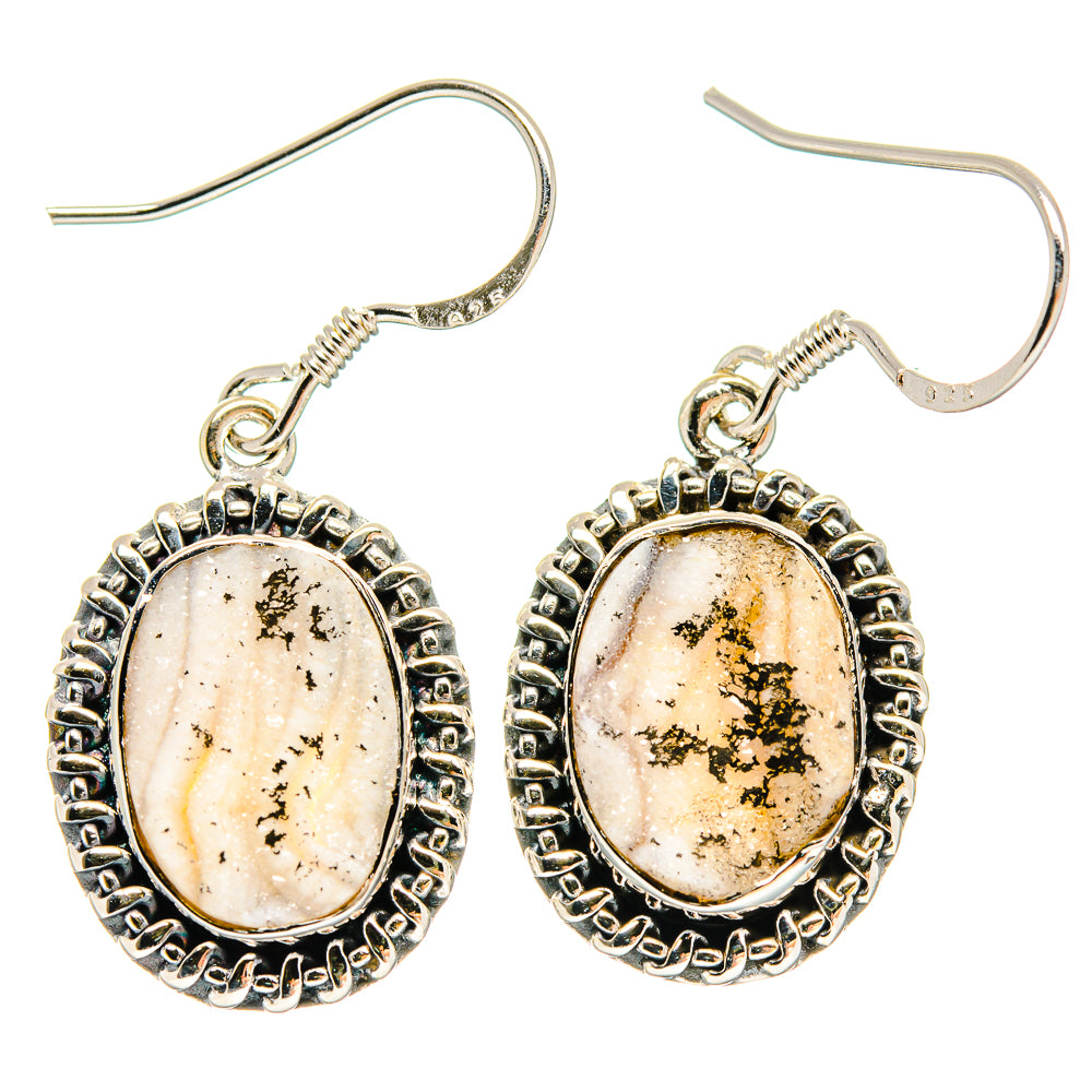 Desert Druzy Earrings handcrafted by Ana Silver Co - EARR423073