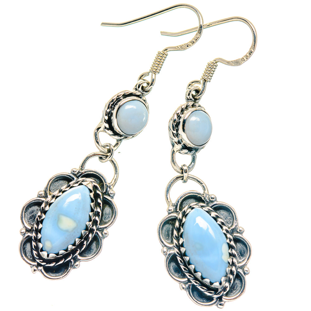 Owyhee Opal Earrings handcrafted by Ana Silver Co - EARR423196