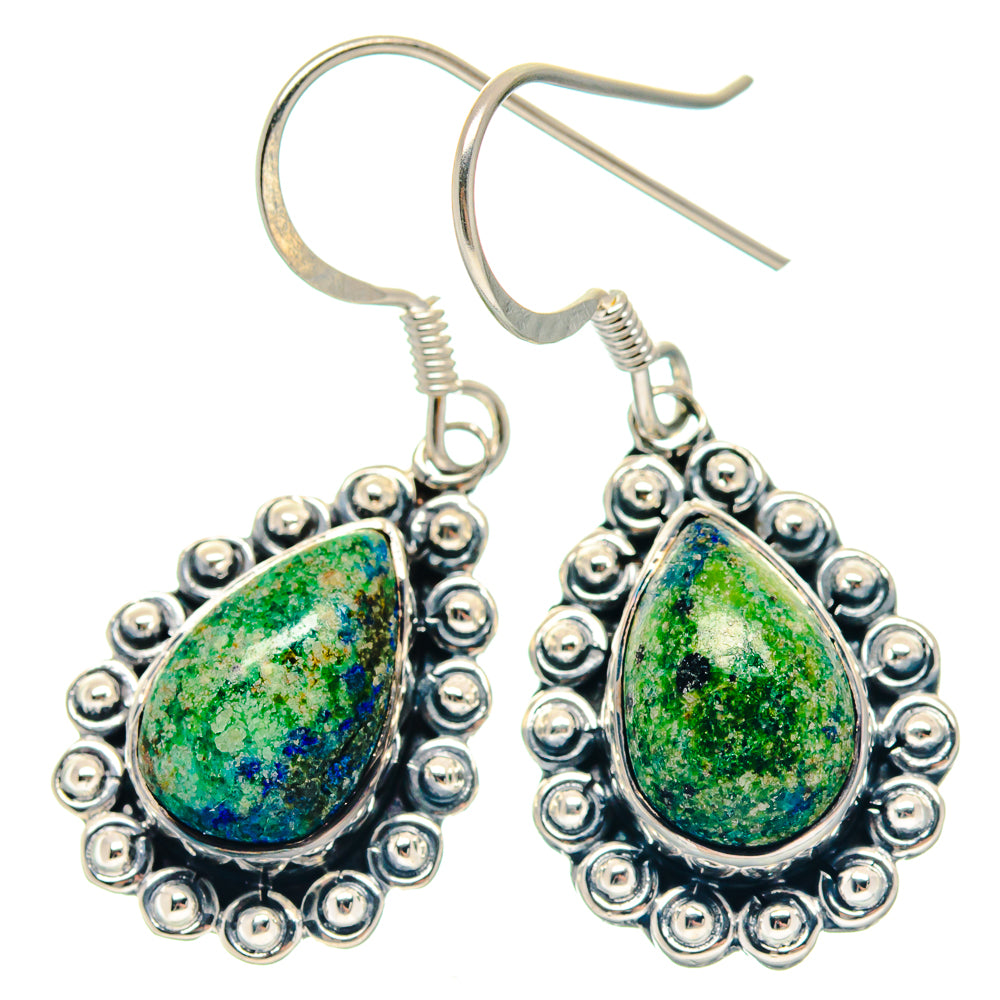 Azurite Earrings handcrafted by Ana Silver Co - EARR423235
