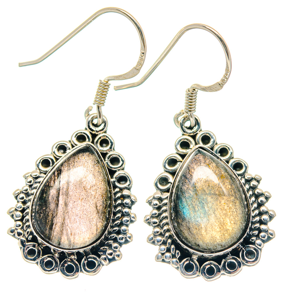 Labradorite Earrings handcrafted by Ana Silver Co - EARR423302