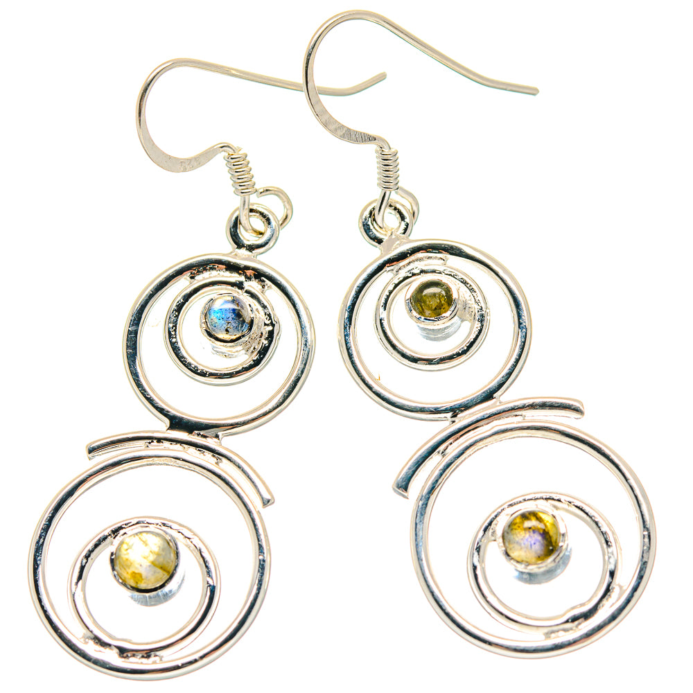 Labradorite Earrings handcrafted by Ana Silver Co - EARR423316
