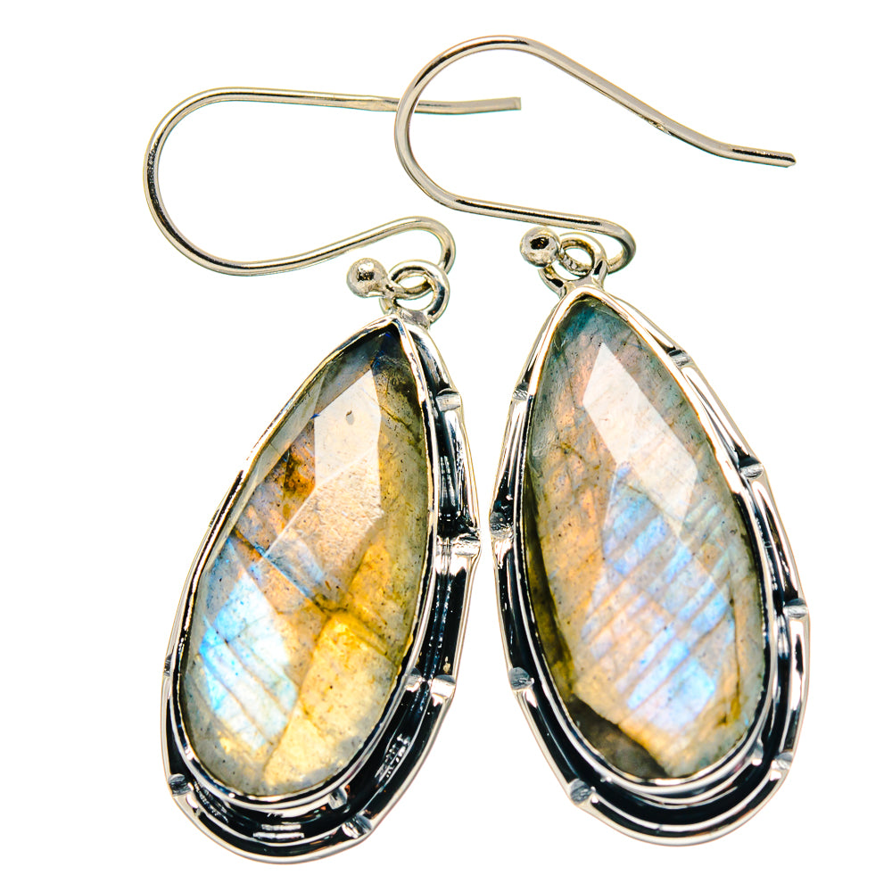 Labradorite Earrings handcrafted by Ana Silver Co - EARR423353