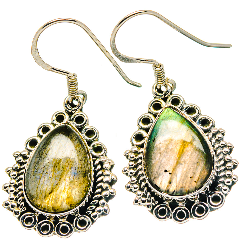 Labradorite Earrings handcrafted by Ana Silver Co - EARR423355