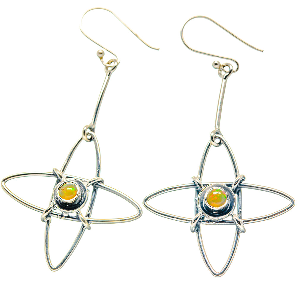 Ethiopian Opal Earrings handcrafted by Ana Silver Co - EARR423364