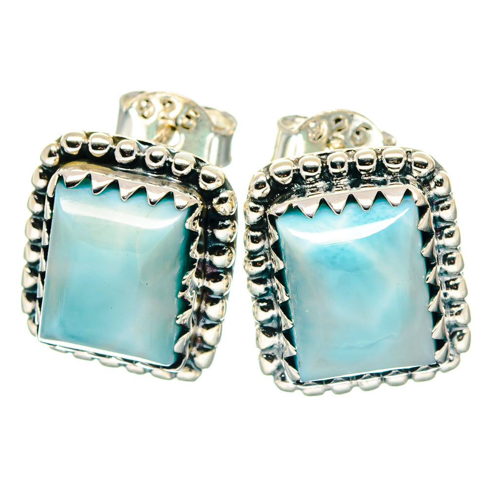 Larimar Earrings handcrafted by Ana Silver Co - EARR423373