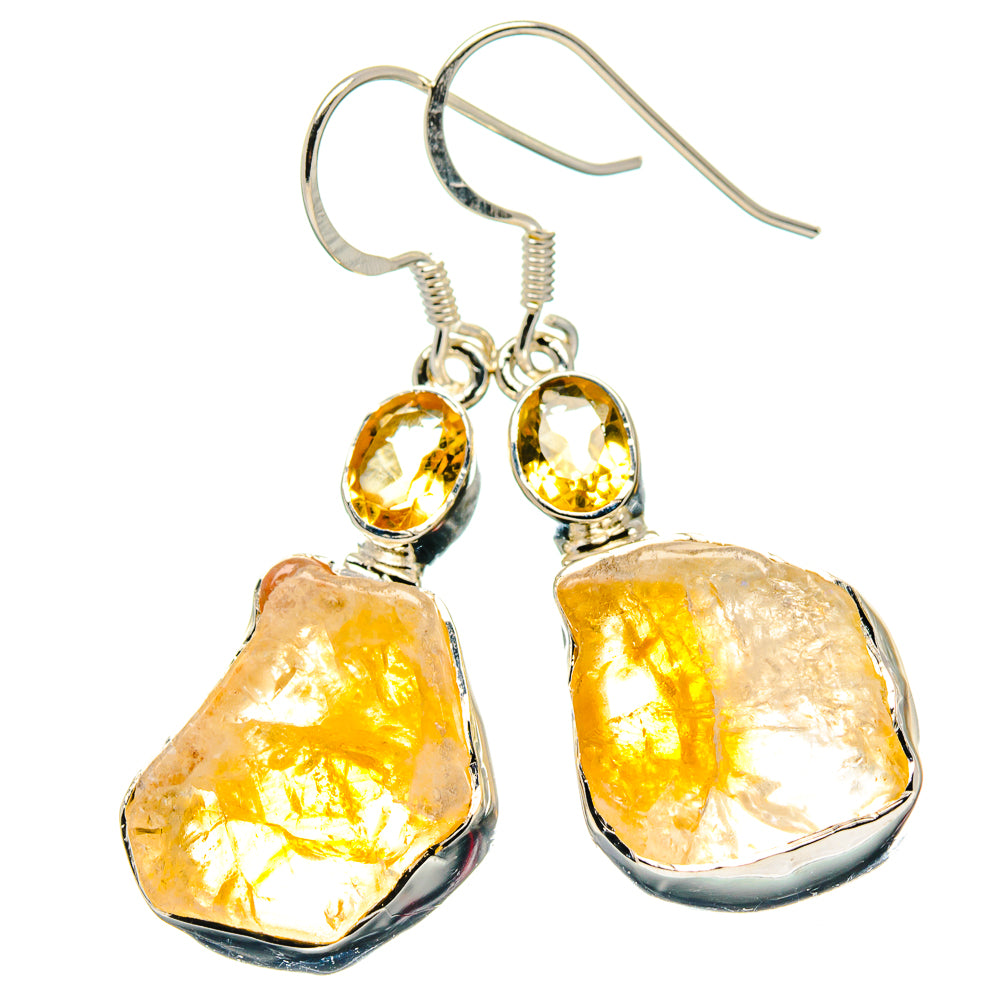 Citrine Earrings handcrafted by Ana Silver Co - EARR423396