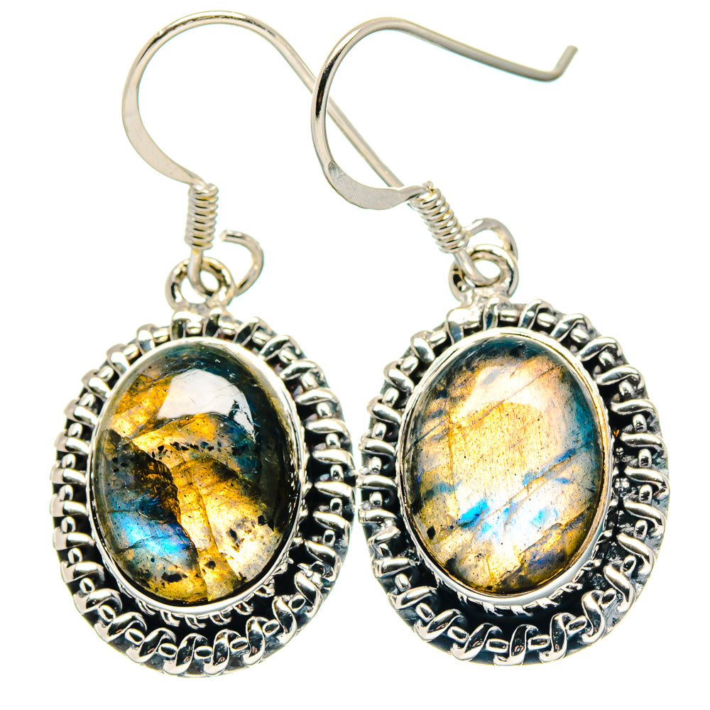 Labradorite Earrings handcrafted by Ana Silver Co - EARR423400