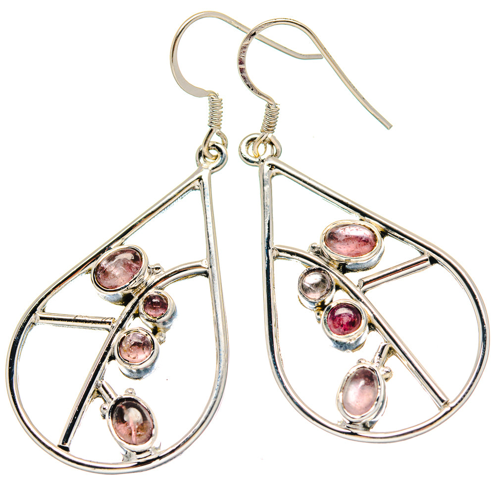 Rose Quartz Pendants handcrafted by Ana Silver Co - EARR423418