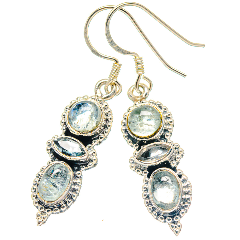 Tibetan Turquoise Pendants handcrafted by Ana Silver Co - EARR423419