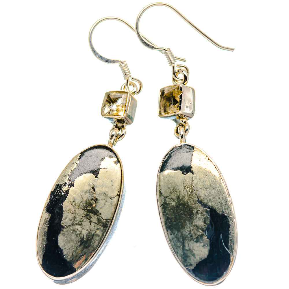 Larimar, Blue Topaz Pendants handcrafted by Ana Silver Co - EARR423423