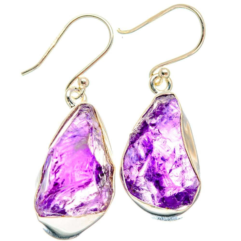 Amethyst Earrings handcrafted by Ana Silver Co - EARR423813