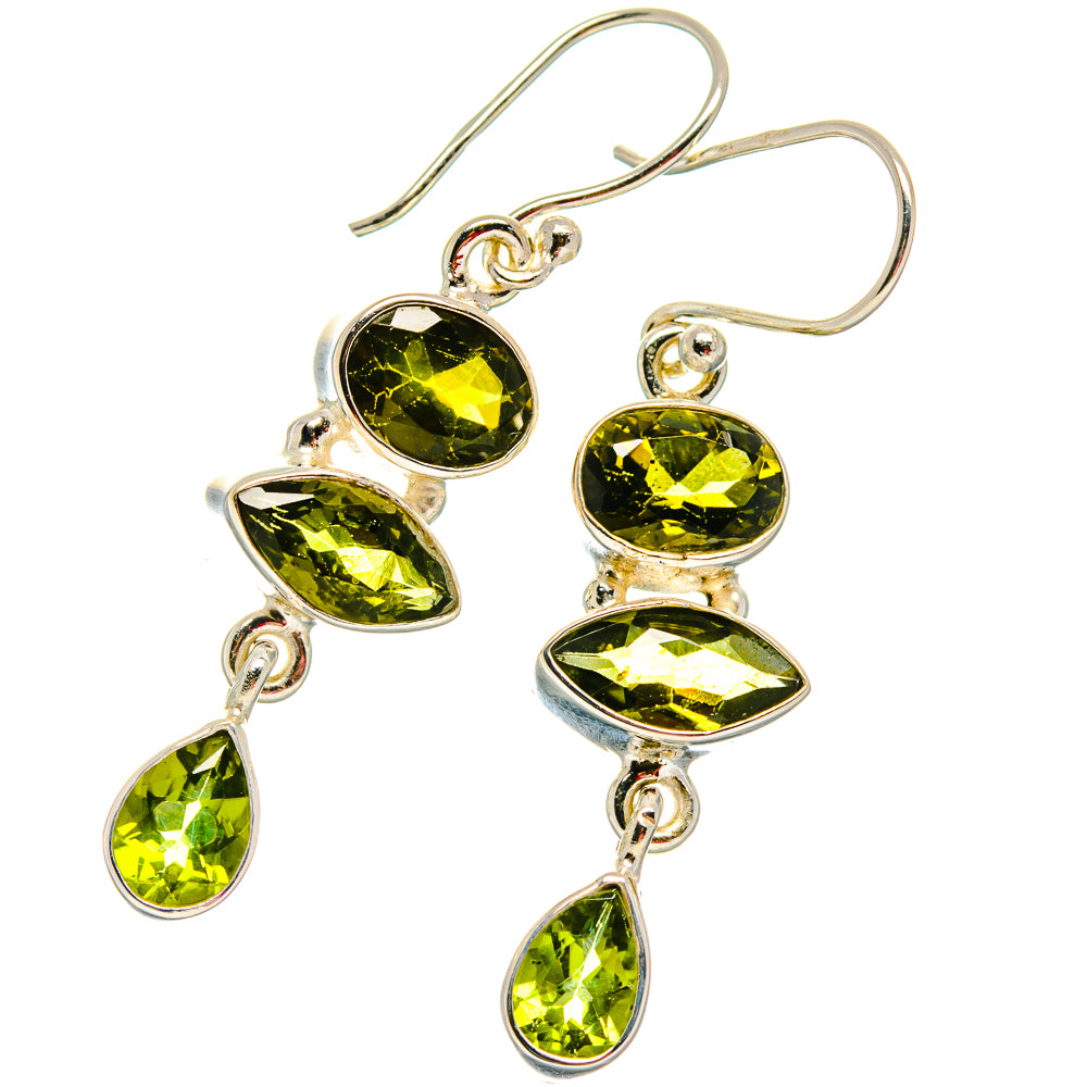 Peridot Earrings handcrafted by Ana Silver Co - EARR423849