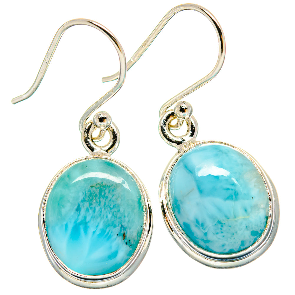 Larimar Earrings handcrafted by Ana Silver Co - EARR423885